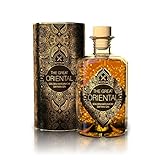Michi Palma | The Great Oriental Golden-Cardamom-Saffron (1 x 0.5 l) | Premium Spirituose auf Gin-Basis | Mit 23 Karat reinem Blattgold und edler Geschenkverpackung | Goldene Gin-Geschenkidee