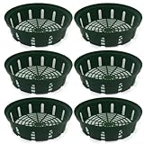 Set mit 6 Kunststoff-Pflanzkörben für Blumenzwiebeln, praktisch für Gartendekoration und verschiedene Pflanzaktivitäten