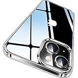 CASEKOO Crystal Clear für iPhone 14 Plus Hülle, [Nie Vergilbung] [Unzerstörbarer Militärschutz] Stoßfeste Kratzfeste Schutzhülle Transparentes Case Dünne Handyhülle iPhone 14 Plus 6,7' - Durchsichtig