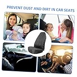 HONMEET Universeller Autositzbezug aus Wasserdichtem Oxford Material Langlebiger Sitzschoner mit Praktischem Netzfach und Platzsparend Passend für Vordersitze Aller Fahrzeugtypen