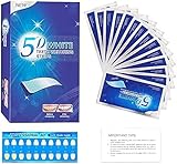 zahnaufhellung,White Stripes, bleaching zähne 28 Streifen, alle Zähne Flecken schnell entfernen, teeth whiteningmit für weiße zähne und zähne aufhellen advanced no-slip technology und Minzgeschmack