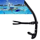 Schwimmen Schnorchel, Schwimmer Schnorchel Ausrüstung für Schwimmen Schnorchel Training im Pool und Freiwasser, Geeignet für Erwachsene und Kinder ab 12 Jahren