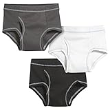 City Threads Made in USA Jungen Slip aus 100 % Baumwolle, 3er-Pack, SPD für empfindliche Haut, Basics, 12