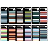 Amztour Haftnotizen Tabs 3600 Stück zur schnellen Markierung 5x0.4 cm Transparent Sticky Notes für Ordner, Bücher & Dokumente - Perfekt für Büro, Schule, Studium und Home Office