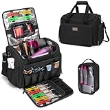 BAFASO Friseurtasche Werkzeugtasche, Friseurkoffer für Friseur Zubehör, Friseurbedarf Aufbewahrung Tasche, Friseur Werkzeugtasche, Barber Tasche für Friseur Set, Schwarz