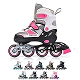 meteor® Inliner Rollen Inline Skates Mädchen und Jungen Inliner Kinder Inline Skates ABEC7 Rollen inliner mit Einstellbarer Größe Inliner Kinder Inline Skates