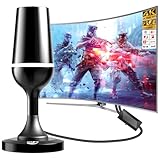 DVBT2 Antenne - DVB-T/DAB Innenantenne - Starke Stabantenne für Digitales Fernsehen, DVB-T2 Tuner Stick - 3m Kabel, Magnetfuß & Hohe Signalqualität