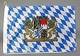 Buddel Bini Bootsflagge Bayern 30 x 45 cm in Profiqualität Flagge Motorradflagge
