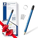 Staedtler Mars digital Jumbo 180J 22. EMR Stylus mit weichem digitalen Radierer. Eingabestift für digitales Schreiben, Zeichnen und Radieren auf EMR Touchscreens (4.096 Druckstufen, 0.7 mm Spitze)