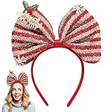 Weihnachts-Kopfbedeckungen, Weihnachtsfeier-Stirnbänder, Weihnachtskostüm-Kopfbedeckung, Mädchen-Foto-Requisite, Stirnbänder für Weihnachtsfeiern, als Urlaubsdekoration