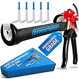 EFFEKTWERK Silikonspritze Profi Kartuschenpresse mit 25:1 Kraftübersetzung - Kartuschenpistole für 150-310ml Dicht- & Klebstoffkartuschen - Silikonpistole Silikonpresse - Silikon Spritzpistole