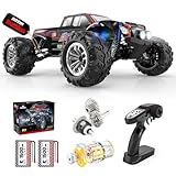 Hosim 1:10 Brushless Ferngesteuertes Auto, 62+ km/h schnell RC Auto, 4WD Hobby-Grade RC Geländewagen für Erwachsene und Kinder (X16, Schwarz)