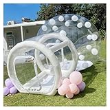 Generisches Camping-Zelt Transparent, Aufblasbares, vollständig transparentes Panorama-Kuppelzelt, aufblasbares Blasen-Iglu-Zelt im Freien, perfekt for Festival-Dekoration, Werbung, Veranstaltung, Aus