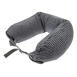 ULTECHNOVO U förmiges Nackenkissen aus Schaumstoff und Baumwolle Ergonomische Nackenstütze für Flugzeug und Auto Vielseitiges Reisekissen für Entspanntes Schlafen und Druckentlastung