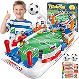 Tischkicker Kinder,Fussball Geschenke Jungen 5 6 7+ Jahre Geschenk Kinder Spielzeug Junge Tischfussball Kinder Airhockey Tisch Kinder Spielzeug Flipperautomat Kicker Flipper Spiel Brettspiele Fußball