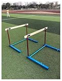 Höhenverstellbare Hürden für Leichtathletik und Feld, abnehmbare Aluminium-Sprungstangen für Beweglichkeits- und Geschwindigkeitstraining