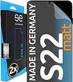 2x se® 3D SCHUTZFOLIE Entspiegelt für Samsung Galaxy S22,Anti-Staub, 100% Fingerabdruck & FaceID kompatibel, einfache blasenfreie Installation, Ultra-Klar, Stoß-Kratzfest, aus Deutschland