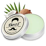 Bartbalsam für Männer60g,Bart Styling Pomade für Männer,Beard Balm formt, Pflegt, Bartwichse Schnurrbart &Vollbart Styling,Einen Duft mit Noten von Eau de Cologne und Sandelholz（Gelb）