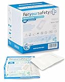Dr. Kuechler Medical FORYOURSAFETY Wundpflaster -besonders hautfreundlich-einzeln steril verpackt-Pflaster latexfrei, extra sensitiv, ausgezeichnet haftend, für privat, Ärzte, Krankenhäuser