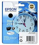 Epson Alarm Clock 27XL DURABrite Ultra Original Schwarz 1 Stück(e) - Druckerpatrone (Original, Tinte auf Pigmentbasis, Schwarz, WF 36xx / 7110 / 76xx, 1 Stück(e))