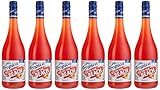 Katlenburger Tropica Sex on the Beach 6 x 0,75 l, trinkfertiger Cocktail; 70% Fruchtwein, Erdbeer- Pfirsichgeschmack; mit Kohlensäure 7%vol