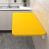 Klappbarer Schreibtisch zur Wandmontage für kleine Räume, platzsparende Wäsche oder Küche, Esstisch, mit Blättern, schwimmender Tisch, zusammenklappbar, kompakte Lösung.