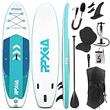 SUP Board, Aufblasbares Stand Up Paddling Board Set Breites Stabiles Design 320×84×15cm/335x84x15cm bis 200KG mit Komplettes Zubehör, Stand Up Paddle Board Surfbrett Surfboard für Kinder & Erwachsene