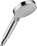 hansgrohe wassersparender Duschkopf Vernis Blend, Sparduschkopf ca. 5l/min, Duschbrause, 2 Strahlarten, Antikalk-Funktion, Chrom