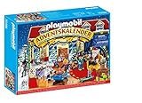 PLAYMOBIL Adventskalender 2021-70188 Weihnachten im Spielwarengeschäft mit liebevollen Figuren und Zubehörteilen hinter jedem Türchen, 89-teilig, Ab 4 Jahren