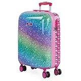 SKPAT - Koffer Kinder Jungen Starre Kinder Koffer Leichte - Kinderkoffer Jungen für Flugzeugkabine Koffer Kinder Mädchen mit 4 Rädern - Koffer für Kinder 55x40x20 131350, Fuchsia