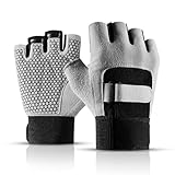 Qsvbeeqj 1 Paar vielseitige Sporthandschuhe, rutschfeste Fäustlinge, Gewichtheberhandschuhe, Handgelenk-Handschuhe für Gewichtheber und Radfahrer