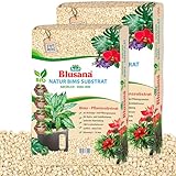 Blusana Bimsstein Pflanzsubstrat 35 Liter für Pflanzen natürliches Vulkangestein | mineralisches Granulat grobe Körnung 8-16 mm Hydrokultur Drainage Dekor