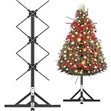 3D-Hologramm-Lüfter, 3-teilige Spleißeinheiten, 3D-Hologramm-Projektor, rotierende vertikale Werbemaschine mit LED-Lampenperlen, Hologramm-Weihnachtsbaum, unterstützt mobile App WLAN