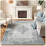 Istana Teppich für Wohnzimmer, 15,2 x 22,9 cm, faltbar, Boho-Teppiche für Schlafzimmer, schmutzabweisend, 15,2 x 22,9 cm, waschbar, umweltfreundlich, 15,2 x 22,9 cm, leicht zu reinigen,