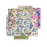 Pigna Packung mit 10 Maxi-Heften 02298850C Natur Flower.
