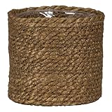 Scheurich Seegras 26, Korbgefäß/Korb-Pflanzgefäß/Korbtopf aus Seegras Farbe: Brown, 26 cm Durchmesser, 23,5 cm hoch, 13,1 l Vol.