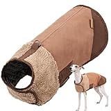 Wasserfeste Hundejacke für Winter, Baumwolle, gefüttert, gefüttert, Hundepullover, kalte Weather, modische Winter-Kollektion für Spaziergänge, Reisen, Zuhause (klein, mittel, groß, extra groß)