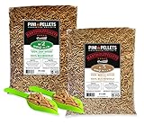 PINI Hartholz Pellets Eiche 15 Kg + Buche 15 Kg für Grill, Smoker, Pizzaofen und Heizungsanlagen