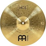 Meinl Cymbals HCS Crash — 14 Zoll (Video) Schlagzeug Becken (35,56cm) Messing – Traditionelles Finish (HCS14C)