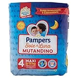 PAMPERS SONNE & LUNA Höschen MAXI x15 Stück
