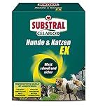 Substral Celaflor Hunde & Katzen Ex , Hund, Marder und Katze Abwehr und Vertreibungsgranulat, mit Sofortwirkung, 200g, Grün