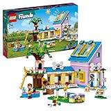 LEGO Friends Hunderettungszentrum, kreatives Tierarzt Spielzeug mit Mini-Puppen und Welpen-Figuren, aus der Serie 2023 Autumn mit Zac und Tierfiguren, wie Pickle der Hund 41727