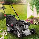 BRAST® Benzin Rasenmäher mit Antrieb | 3,0kW (4,1PS) | 41cm Schnittbreite | viele Modelle | | 4 Takt OHV Motor | 25-75mm Schnitthöhe | 40L Fangkorb | Stahlgehäuse | 16145