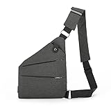 FHBHJNATC Diebstahlsichere Tasche, Anti Diebstahl Tasche Damen, Diebstahlsichere Tasche Damen, Leichter Und Minimalistischer Brustbeutel Für Outdoor-Touren, Wanderungen Und Den Täglichen