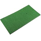 Sprung tragbare Golfschläge mit Matte Mini Golfmatten Schwung Übung Grasmatten Klapper Stauraum für Hinterhof Garage Keller