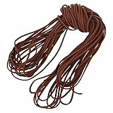 FULIN 16.65-18.655m 2mm Lederband Lederschnur Lederriemen Flach DIY