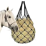 Horseee Heunetz für Pferde – Heunetz für Pferde | Heubeutel mit langsamer Fütterung | verstellbarer Reisenetzteil für Anhänger und Stände | Pe Rope Hängenetz D