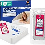 Blumtal® Matratzenschoner 140x200cm - Matratzenschutz wasserdicht - Oeko-TEX zertifizierter Matratzenschoner wasserdicht 140x200 cm - knisterfreier Schutz Matratzen - Schonbezug Matratze 140x200 cm