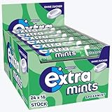 EXTRA® Mints Spearmint, erfrischendes Geschmackserlebnis, 24 x 16 Dragees