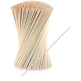 com-four® 1000x Schaschlik Spieße aus Holz - lange Holzspieße zum Aufspießen von Fleisch, Gemüse und Früchten - Grillspieße für Gastronomie (1000 Stück - 25 cm)